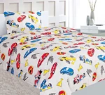 3/4 Piece Twin/full Kids/teens Fitted Flat Sheet Pillow Cases Set Red Car. Fixed Price $23.52.