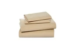 Sky 100% Cotton Percale Full Sheet Set Tan. Fixed Price $39.99.