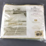 Select Edition Cottoncale Twin Flat Sheet 180 Thread 66"X96" Lt Green. Fixed Price $19.99.