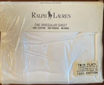 Ralph Lauren Home Collection White Twin Flat Sheet Irregular New Old Stock!. Fixed Price $24.99.