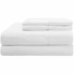 Sferra LEONARD0 4 Piece King Sheet Set White 100% Cotton Percale Italy - New!. Fixed Price $349.95.