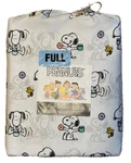 Berkshire Peanuts Snoopy Coffee And Donuts White Sheet Set Polyester Size Full. Fixed Price $40.50.