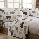 Great Bay Home 4-PIECE Lodge Printed Ultra-soft Microfiber Sheet Set. Beautiful. Fixed Price $46.99.