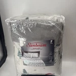 "new" Sunbeam Super Soft Heavyweight Full Fleece Sheet Set Gray Winter Squirrel. Fixed Price $49.00.