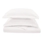 Superior 100% Cotton Trellis Geometric Bedding, 3 Piece Reversible Duvet Cover. Fixed Price $45.00.