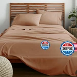 American Home Collection Queen Sheet Set Ultra-soft Microfiber 15-INCH Deep Po. Fixed Price $49.71.