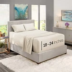 Extra Pocket Sheets Fits Mattress 18-24 Inches Deep, Queen Off White. Fixed Price $45.87.