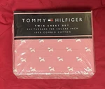New 3PC Twin Bed Sheet Set Tommy Hilfiger Park Ave Scottie Dog Puppy 100% Cotton. Fixed Price $26.98.