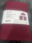 Ikea Ullvide King Sheet Bed Set, Burgandy Fitted, Flat W/ 2 Pillowcase. Fixed Price $38.00.