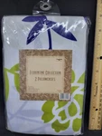 Florentine Collection - 2 Standard Pillowcases Ecru Nip Large Flower Print. Fixed Price $5.00.