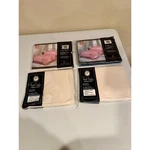 Lot Of 4 Vtg First Lady Iron Percale Twin Flat Sheets Blue White Nos Retro. Fixed Price $62.40.