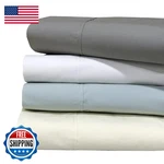 Royal Tradition Oversized Cotton Percale Flat Sheet Only California King. Fixed Price $75.56.