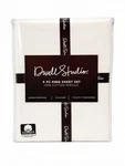 Dwellstudio King Sheet Set 100% Cotton Percale White Solid Deep Pocket 400TC. Fixed Price $55.99.
