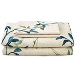 Jsd Beige Leaves Printed Sheet Set Queen Size, 4 Piece Botanical Pattern Micr.... Fixed Price $38.30.