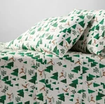 Nwt Threshold Queen Holiday Christmas Tree Deer 4PC Bed Sheet Set Sateen 400 Tc. Fixed Price $38.99.