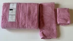 New Laura Ashley Pc. Towel Set Bath 30"X56" Hand Wash Cloth Pink 100% Cotton. Fixed Price $49.99.