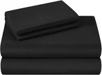Homeideas Queen Size Bed Sheets - 4 Piece Set (black) Extra Soft Brushed Micro. Fixed Price $42.99.