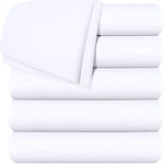 Utopia Bedding Flat Sheets - Pack 6 Soft Brushed Microfiber Fabric Shr.... Fixed Price $55.43.