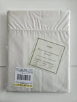 L.l.bean Egyptian Percale Cotton Sea Ice (ivory) 400 Thread Twin Flat Sheet Nib. Fixed Price $50.00.