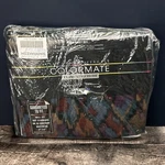 Vtg Colormate 180 Thread Count Twin Sheet Set Flat Fitted & Pillowcase. Fixed Price $15.00.