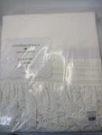 Pottery Barn Teen Loveshackfancy Eyelet Ruffle Sheet Set Full Queen Cotton New. Fixed Price $125.00.