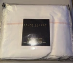 Ralph Lauren King Palmer Percale 464 Light Pink Duvet Cover. Fixed Price $199.99.