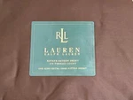 Ralph Lauren Estate King Sateen Metropolitan Umber Brown 370TC Fitted Sheet New. Fixed Price $179.99.
