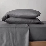 Casaluna Full Size Well-being Hemp Sheet Set Metal Gray 85WX96L. Fixed Price $41.99.