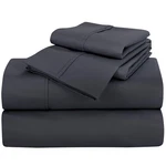 400 Thread Count 100% American Grown Cotton Piece Sateen King Sheet Set - 1.... Fixed Price $71.71.