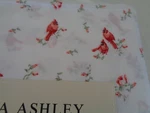 New Laura Ashley King Sheet Set 100% Cotton Percale - Red Cardinal. Fixed Price $89.99.
