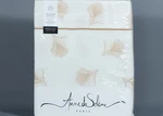 Anne De Solene Plume Blanc 100% Combed Percale 200TC Cotton King Flat Sheet. Fixed Price $80.00.