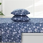 Azores 300 Thread Count Organic Cotton Deep Pocket Bed Sheet Set, Sz Twin. Fixed Price $42.99.