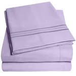 Clara Clark Supreme 1500 Collection 3PC Bed Sheet Set - Twin Single Size, Lav.... Fixed Price $31.25.