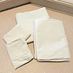 Maple & Stone 4 Piece King Sheet Set Cream White New Without Packaging. Fixed Price $24.99.