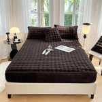 Ziqinpsq Plush Shaggy Fitted Sheet King Size-velvet Faux Fur. Fixed Price $65.99.
