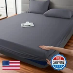 Shunjie.home Fitted Sheet 1 Pcs Cal King Size Only Viscose Derived From. Fixed Price $47.23.
