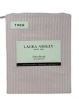 Laura Ashley Twin Cotton Percale Sheet Set Pink Striped Cottagecore Nwt. Fixed Price $49.98.