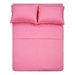 4 Piece Bed Set (full,peach Pink) Flat SHEET,1 Fitted. Fixed Price $36.11.
