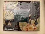 Ralph Lauren Charleston Twin Flat Sheet 100% Cotton 200 Thread Black Floral -new. Fixed Price $159.99.