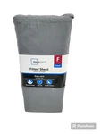 Mainstays Sheets 300 Thread Count Full Fitted Gray New Cotton Polyester. Fixed Price $5.00.