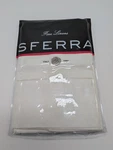 Sferra Ivory Houndstooth Standard Pillowcases Egyptian Cotton Sateen Italy New. Fixed Price $125.00.