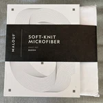 Malouf Double Brushed Soft Knit Microfiber Percale Sheet Set Queen Size White. Fixed Price $44.99.