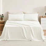 Tosmo Pure Linen Sheets Set, 100% French Natural Flax Bedding 3PC (.... Fixed Price $159.54.