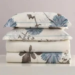 3PCS Flower Duvet Cover Set Soft Bedspread Feather Bedroom All Seasons. Fixed Price $25.98.
