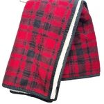 Cuddl Duds Cozy Soft Fleece Throw Blanket 50"X60" Red Black Plaid Sherpa Winter. Fixed Price $24.99.