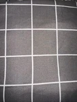 Room Essentials Microfiber Flat Fitted Sheet Pillow Gray/white Grid Twin/twin Xl. Fixed Price $13.50.