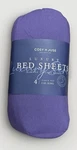 Cosy House Collection Bed Sheets Bamboo Viscose 4-PIECE Cal King Purple. Fixed Price $69.99.