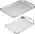 Hestan Ovenbond Collection Sheet Pan Set (3-PIECE), Stainless Steel. Fixed Price $353.99.