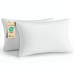 Jollyvogue Pillows Size Set Of 2, Oeko-tex Certified Bed Queen, White. Fixed Price $28.74.