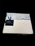 Ralph Lauren Rl Organic Cotton Sateen Border King Flat Sheet White/blue $215. Fixed Price $71.99.